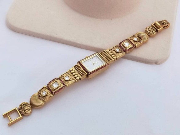 Premium Quality Gold Plated Jewellery Watch